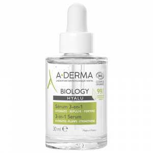 Serum hidratant 3 in 1 Biology Hyalu A-Derma, 30 ml