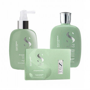 Set anti-cadere Alfaparf Milano Scalp Energizing Sampon 250 ml + Tonic 125 ml + Lotiune 12x10 ml - Img 2