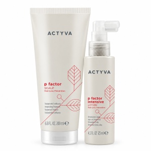 Set anti-caderea parului Kemon Actyva P Factor, Tratament 200 ml + Lotiune 125 ml