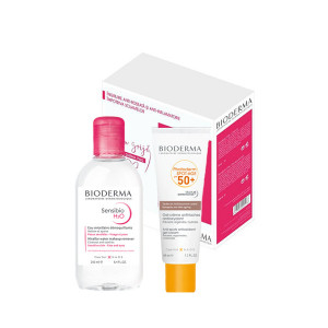 Set Bioderma Gel-crema Photoderm Spot-Age SPF 50+, 40 ml, Solutie micelara Sensibio H2O, 250 ml