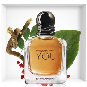 Set cadou Armani Stronger With You, Barbati, Apa de Toaleata