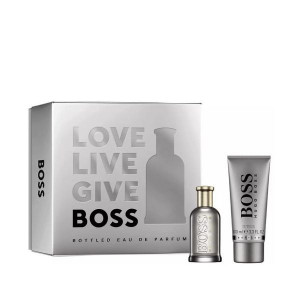 Set cadou Boss Bottled, Barbati, Apa de Parfum 50 ml + Gel de Dus, 100 ml