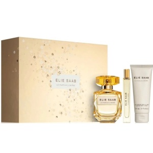 Set cadou Elie Saab Le Parfum Lumiere, Femei, Apa de Parfum, 90 ml + Lotiune de corp 75 ml + Apa de Parfum, 10 ml