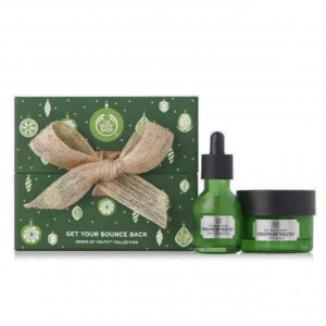 Set cadou ingrijire ten Ser concentrat The Body Shop Drops of Youth, 30 ml + Crema de zi Drops Of Youth, 50 ml