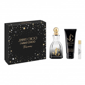 Set cadou Jimmy Choo I Want Choo Forever, Femei, Apa de Parfum, 100 ml + Lotiune de corp, 100 ml + Apa de Parfum, 10 ml