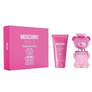 Set cadou Moschino Toy 2 Bubble Gum, Apa de Toaleta, 100 ml + Lotiune de Corp, 100 ml