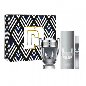 Set cadou Paco Rabanne, Invictus Platinum, Apa de Parfum, Barbati