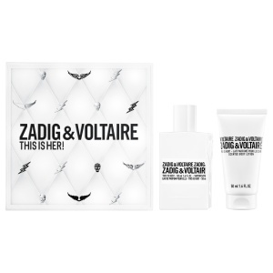 Set Cadou Zadig & Voltaire This Is Her!, Femei, Apa de parfum, 50 ml + lotiune de corp, 50 ml