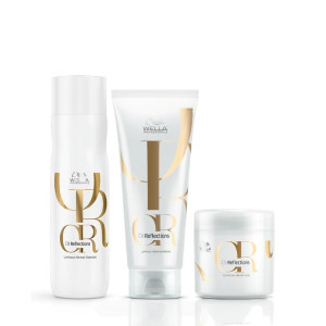 Set pentru Stralucire Wella Professionals Oil Reflections, Sampon 250 ml + Balsam 200 ml + Masca 150 ml