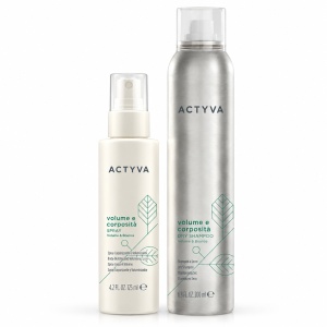 Set pentru volum Kemon Actyva Volume e Corposità, Spray 125 ml + Spray uscat 200 ml