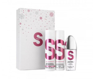 Set sampon+balsam+protectie termica Tigi S-Factor Diamond Shine