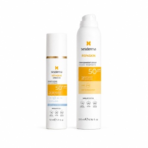 Set Sesderma Repaskin SPF 50 – Crema faciala Urban 365 50 ml + Spray transparent pentru corp 200 ml