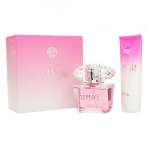 Set Versace Bright Crystal, Apa de toaleta 50 ml Apa de Toaleta + 100 ml Lotiune de corp