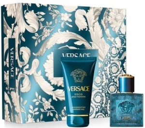 Set Versace Eros Apă de Toaletă 30 ml și Gel de Duș 50 ml, Pentru Bărbați