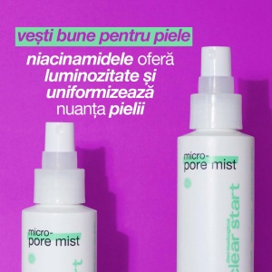 Spray facial cu niacinamida Dermalogica Clear Start, pentru reducerea porilor, 118 ml