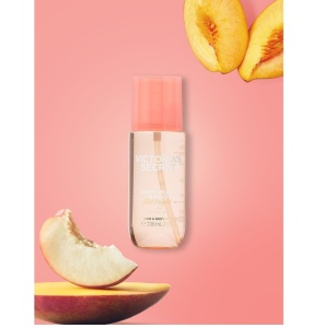 Spray pentru par & corp Victoria's Secret, White Peach Mango, 236 ml