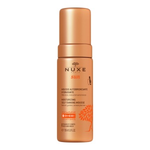 Spuma autobronzanta hidratanta Nuxe Sun, pentru fata si corp, 150 ml
