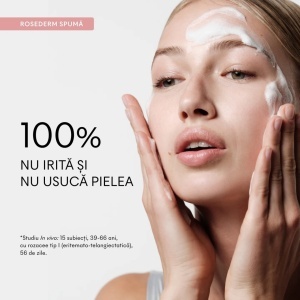 Spuma demachianta anti-roseate Rosederm, 160 ml, Ivatherm