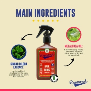 Tonic pentru stimularea cresterii parului Rapunzel, Lola Cosmetics,  250 ml