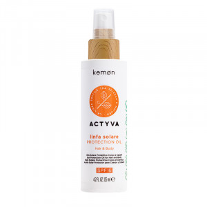 Ulei cu protectie solara SPF 6 pentru par si corp Kemon Actyvia Linfa Solare P. Oil  SPF 6