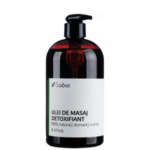 Ulei de masaj natural detoxifiant SABIO