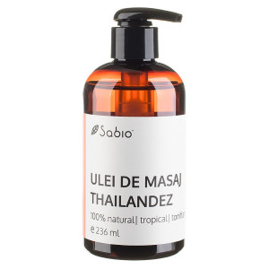 Ulei de masaj Thailandez 100% natural, Sabio