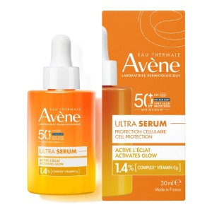 Ultra Serum cu efect de luminozitate si protectie solara SPF 50+ Avene, 30 ml