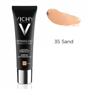 Vichy DermaBlend 3D Correction Fond de ten corector cu actiune de nivelare 16h SPF25, 35