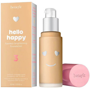  Fond de ten iluminant, Benefit, Hello Happy, Spf 15, Light Neutral Warm 03