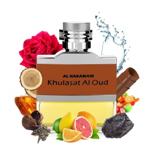 Al Haramain Khulasat Al Oudh Apa de Parfum, Unisex, 100 ml