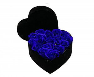 Aranjament floral inima cu trandafiri de sapun Special S