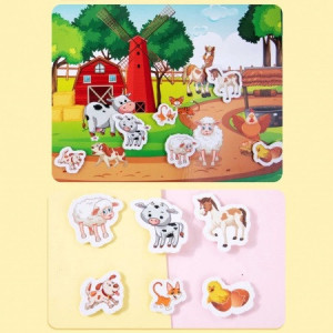 Carte cu activitati cu stickere reutilizabile Quiet Book