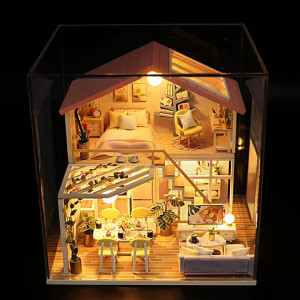 Casuta De Asamblat Family DIY in miniatura, Joc interactiv, educational - Img 2