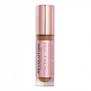 Makeup Revolution, Conceal & Define, Corrective, Liquid Concealer, C 13.5, 4 g
