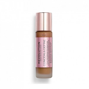 Makeup Revolution, Conceal & Define, Oil Free, Cream Foundation, F 13.5, 23 ml