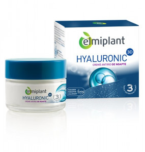 Crema Antirid De Noapte Hyaluronic 3D Elmiplant