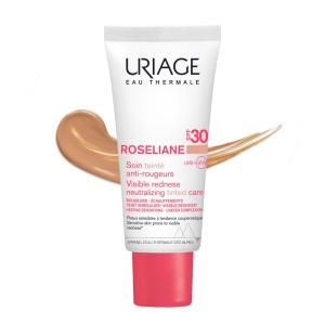 Crema CC anti-roseata cu SPF 30 Roseliane Uriage, 40 ml