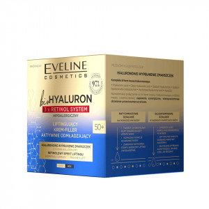 Crema de fata Eveline Cosmetics bioHyaluron 3xRetinol System 50+ - Img 4