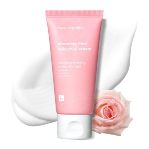 Crema de fata pentru Fermitate si Reducerea Ridurilor Face Republic, Blooming Time Bakuchiol Cream, 50 ml