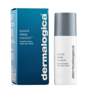 Crema-Gel de Noapte Dermalogica Sound Sleep Cocoon, Extract de Arbore de Matase Persan, Reduce Semnele de Oboseala si Reda Vitalitatea, Pentru Fata si Gat, 10 ml