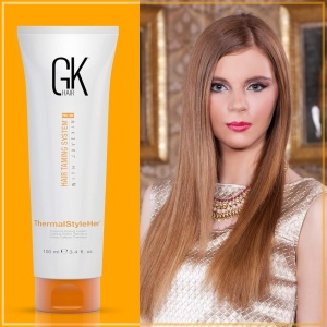 Crema pentru protectia termica a parului GKhair Hair Thermal Style Her, 100 ml