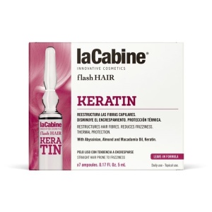 Fiole Flash Hair Keratin La Cabine, 7 fiole x 5 ml