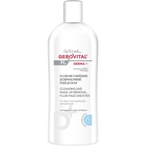 Fluid de curatare si demachiere Gerovital H3 Derma+