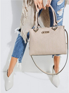 Geanta GUESS Heritage Pop Lrg Grlfrnd Stchl - Img 3
