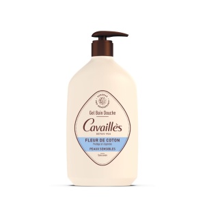 Gel de dus cu flori de bumbac Roge Cavailles, 1000 ml