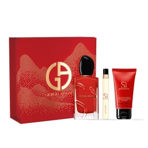 Giorgio Armani Si Passione, Femei, Apa de Parfum, 100 ml + Lotiune de corp, 50 ml + Apa de Parfum, 10 ml