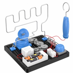 Joc educativ Electric Maze Experiment, labirint electric si angrenaje, 45 piese, 8 ani+