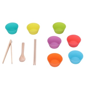 Joc matematic de tip Montessori, lemn – Asociere si Sortare culori