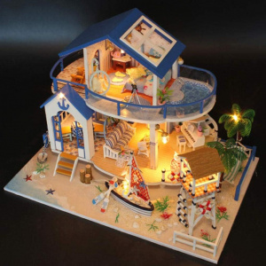 Kit DIY Casa de pe plaja Legend Of The Blue Sea- Set Complet cu Mobilier si Accesorii