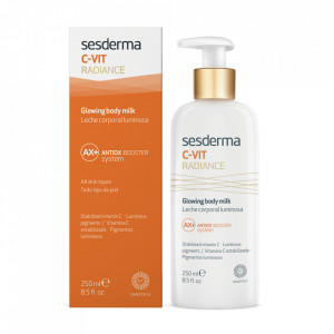 Lapte de corp cu particule stralucitoare Sesderma C-Vit Radiance, 250 ml